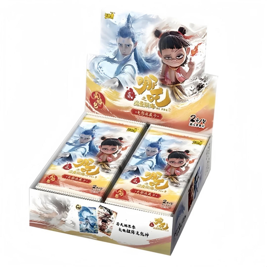 【直播鏈接】卡遊哪吒靈焰包两元包 哪吒卡片 正版授權 盲盒卡牌(默認代拆)