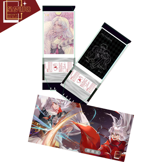 【直播鏈接】星夢潮玩犬夜叉 撕開型 二創 盲盒收藏卡牌（默認代拆）