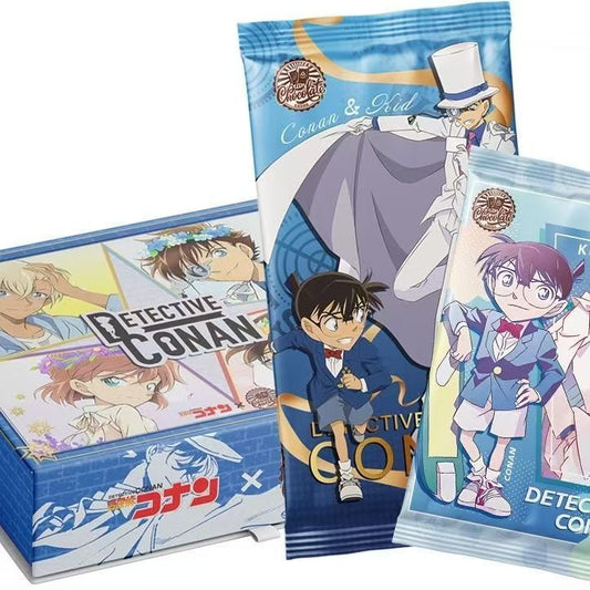 【僅限直郵】巧克力柯南 名偵探柯南 二次元卡牌基德琴酒新兰小哀卡牌工藤新一珍藏卡牌