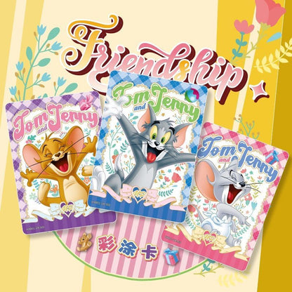 【僅限直郵】卡遊 貓和老鼠卡片TOM and JERRY歡喜冤家追趣包第一彈 正版授權 盲盒卡牌
